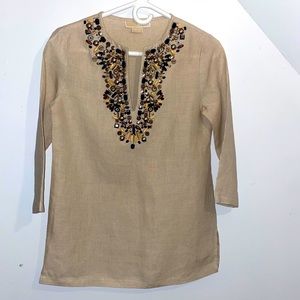 Michael by Michael Kors Beaded Tunic